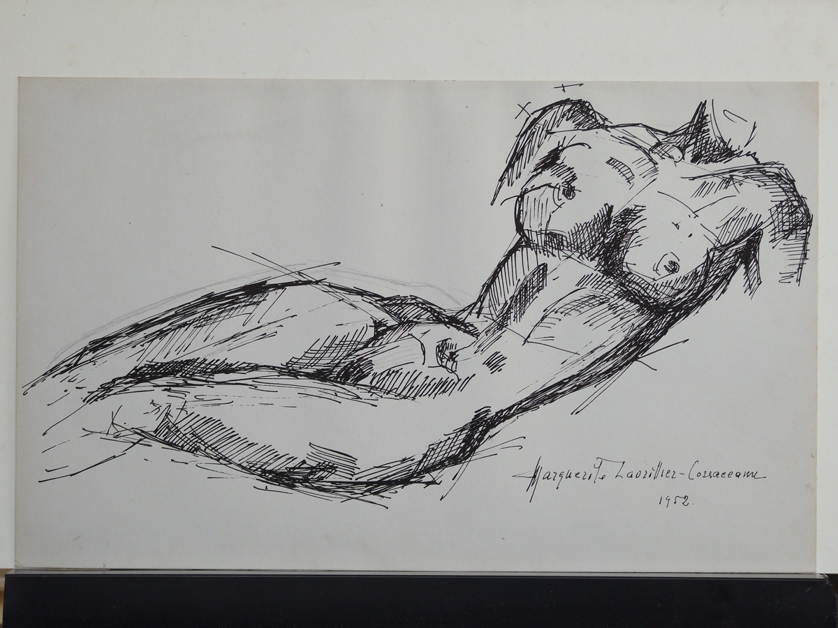 Voie lactée - dessin - Margaret Lavrillier-Cossaceanu - 1952 - Photo Carol-Marc Lavrillier