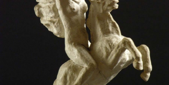 Walkyrie - Sculpture - Margaret Cossaceanu - 1925 - Plâtre original - Photo Carol-Marc Lavrillier